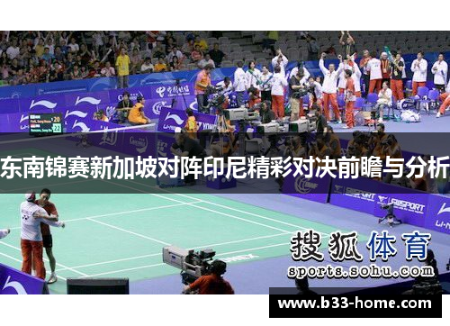 东南锦赛新加坡对阵印尼精彩对决前瞻与分析